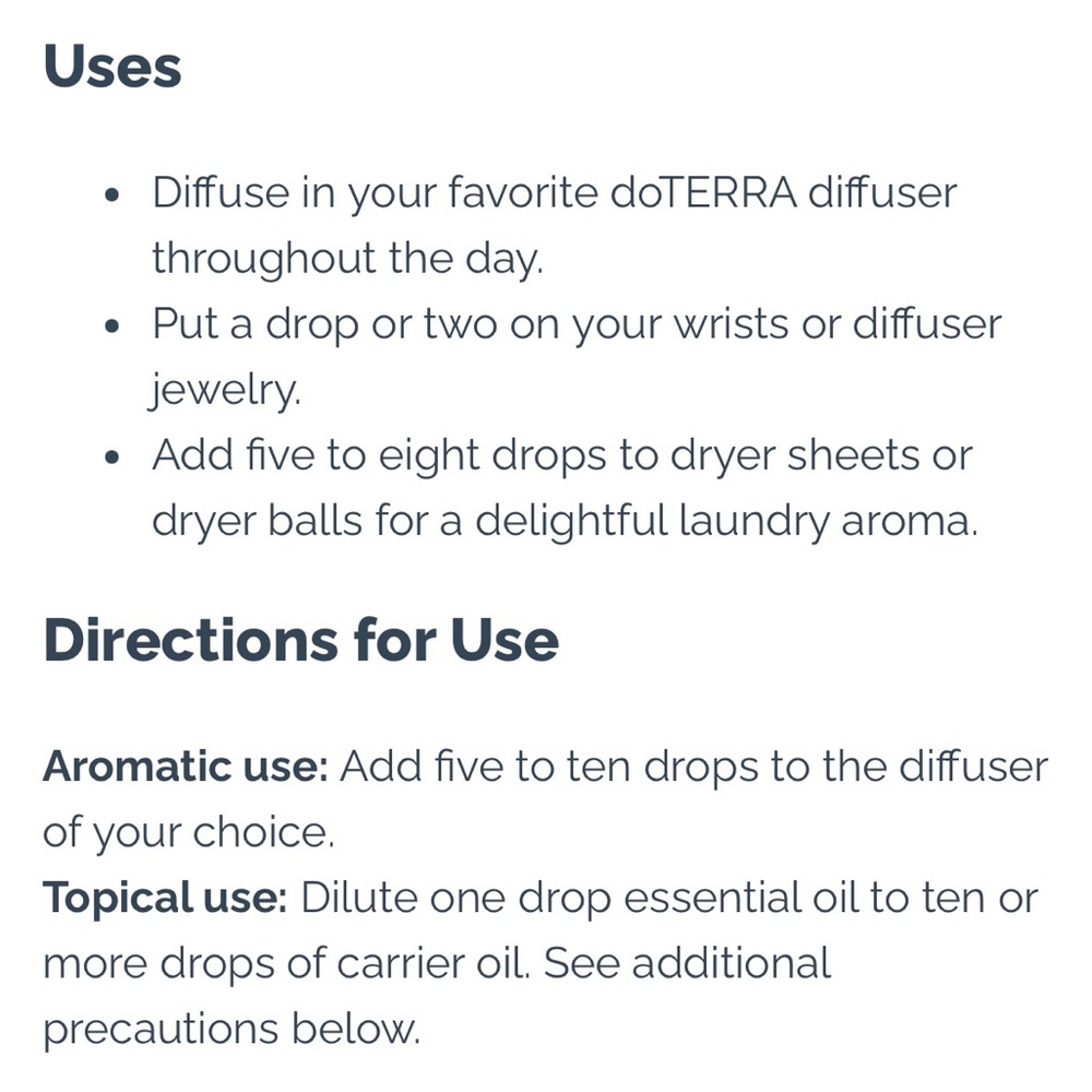 Malama Nurturing Blend — DoTERRA - 15ml - Picture 8 of 13